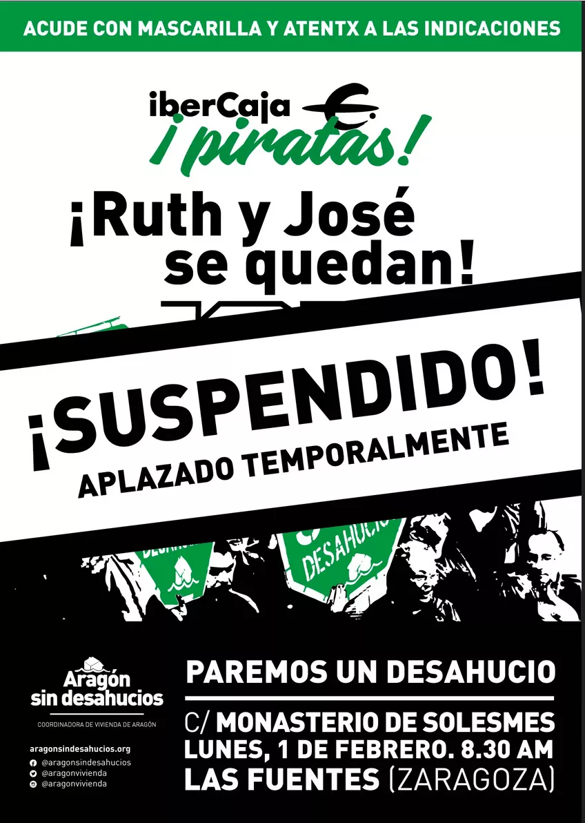 ¡Desahucio aplazado!
