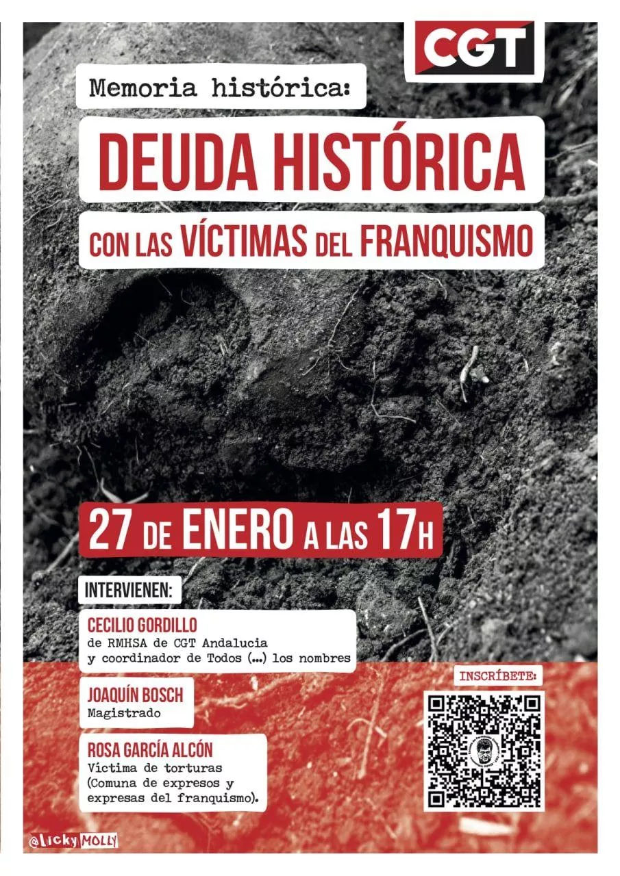 Jornada: Memoria histórica. Deuda histórica con víctimas del franquismo