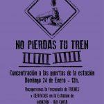 XXXIII jornada reivindicativa por el tren de Monzón Río Cinca