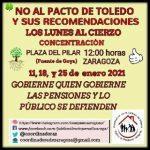 Concentración contra el Pacto de Toledo