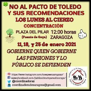 Concentración contra el Pacto de Toledo