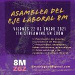 Asamblea del eje laboral 8M ZGZ