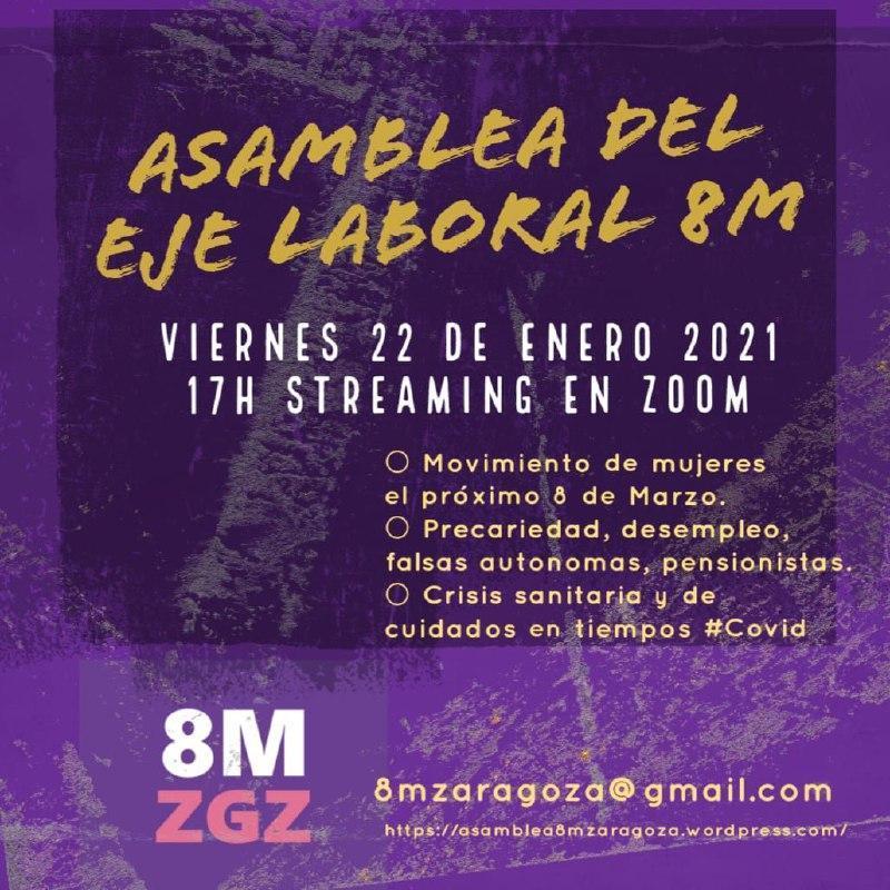 Asamblea del eje laboral 8M ZGZ