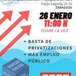 Concentración: no a las privatizaciones