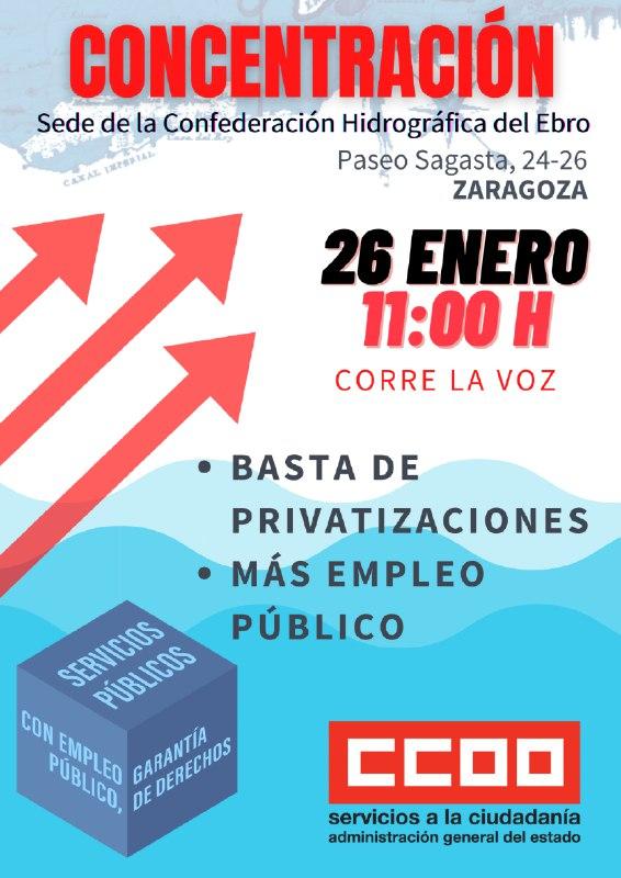 Concentración: no a las privatizaciones