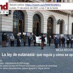 Mesa redonda: Ley de Eutanasia, qué regula y cómo se aplica