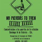 34ª Jornada Reivindicativa por el tren de Monzón Río Cinca