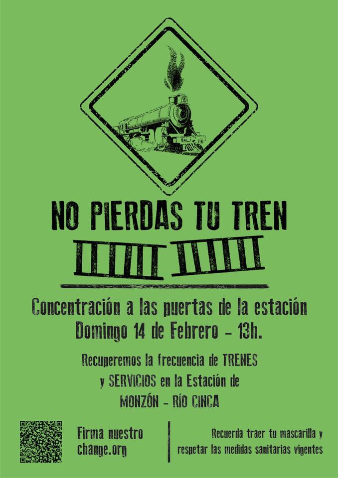34ª Jornada Reivindicativa por el tren de Monzón Río Cinca