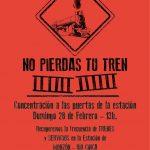 XXXVI Jornada Reivindicativa por el tren de Monzón Río Cinca