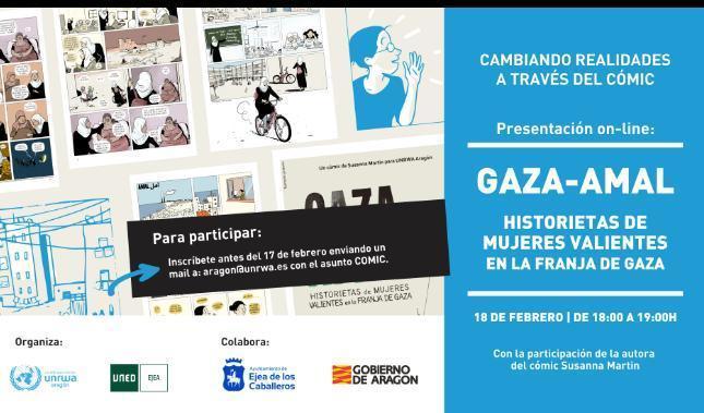 Presentación online del cómic "Gaza-Amal"
