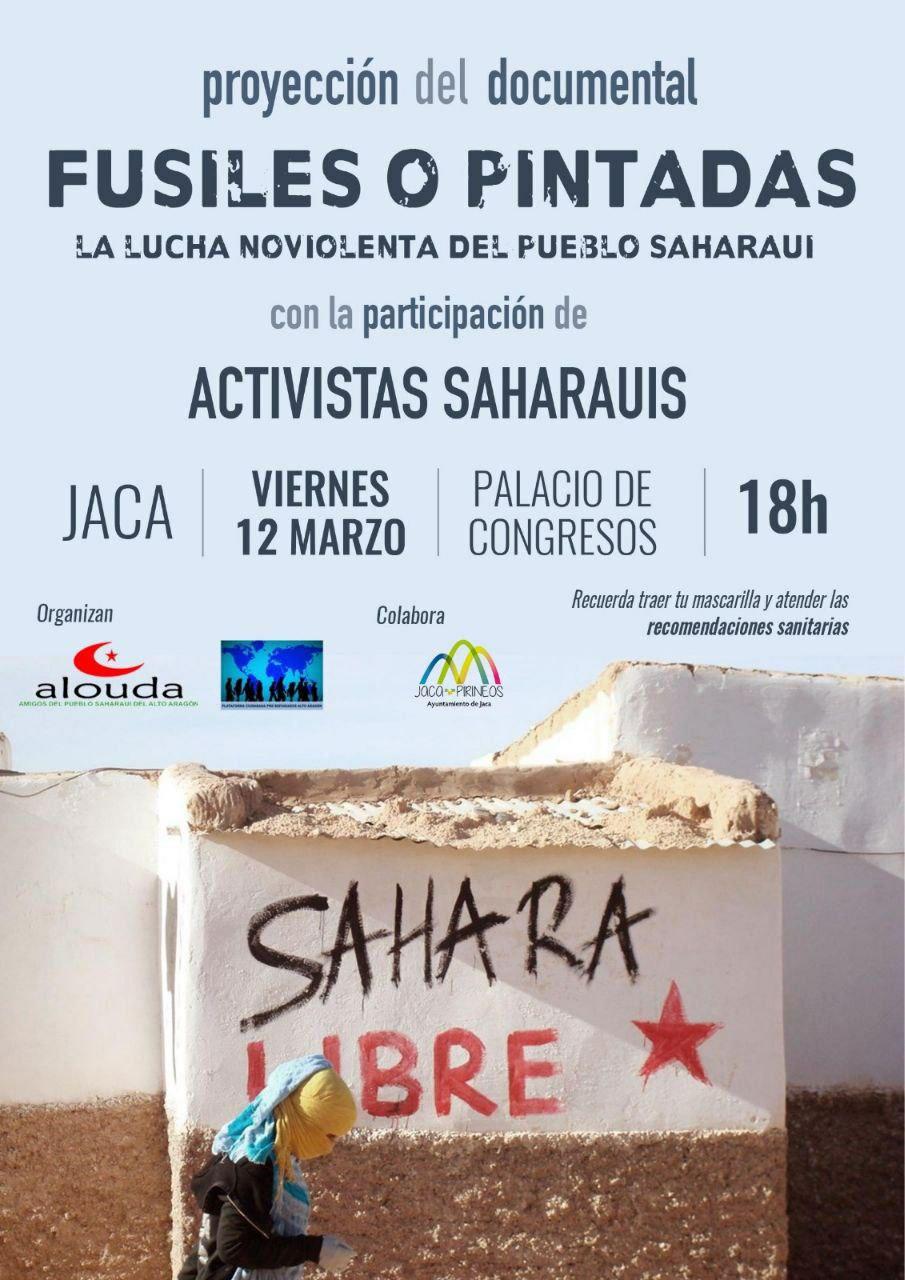 Proyección del documental 'Fusiles o pintadas'