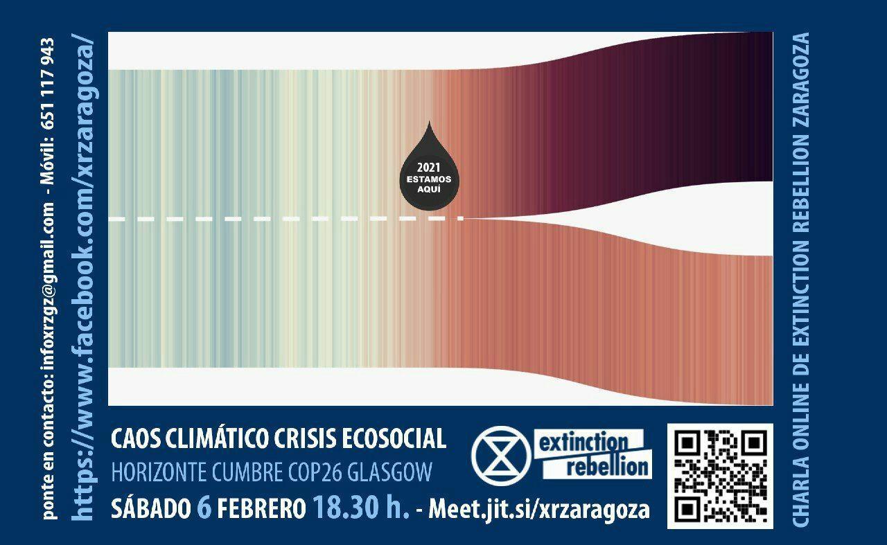 Charla online: Caos climático, crisis ecosocial