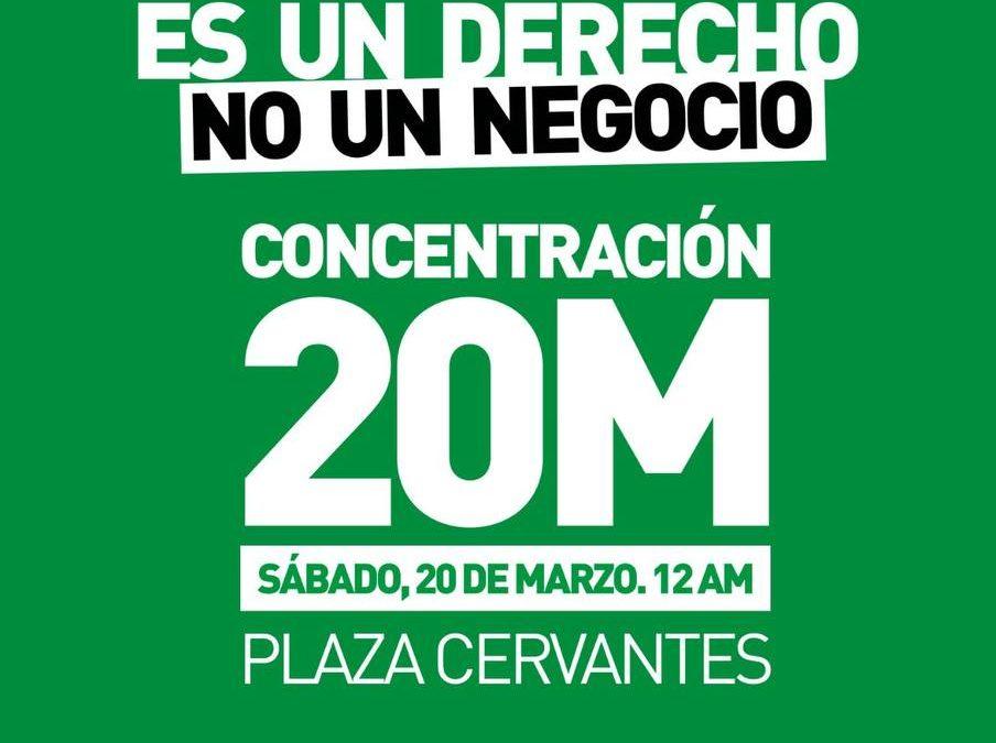 Manifestación 20M- Vivienda (Huesca)