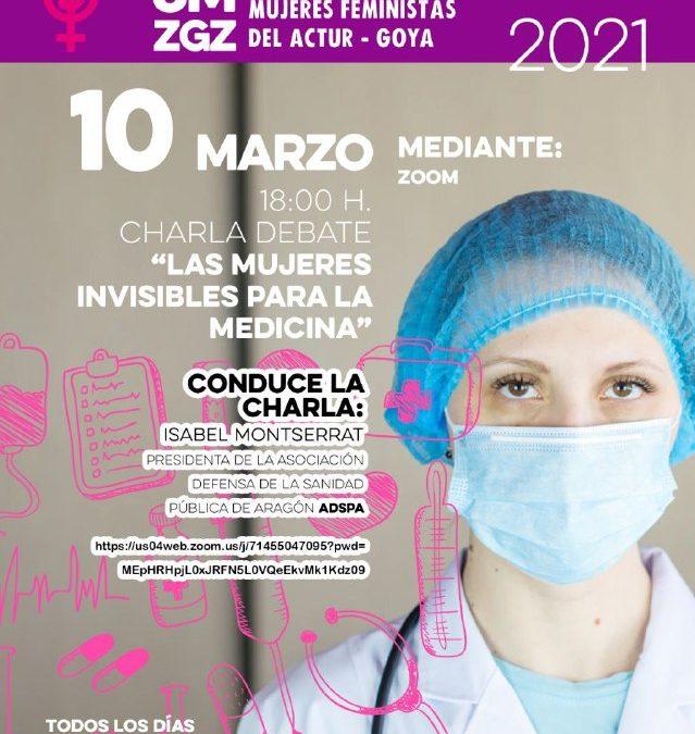 Charla-debate «Las mujeres invisibles para la medicina»