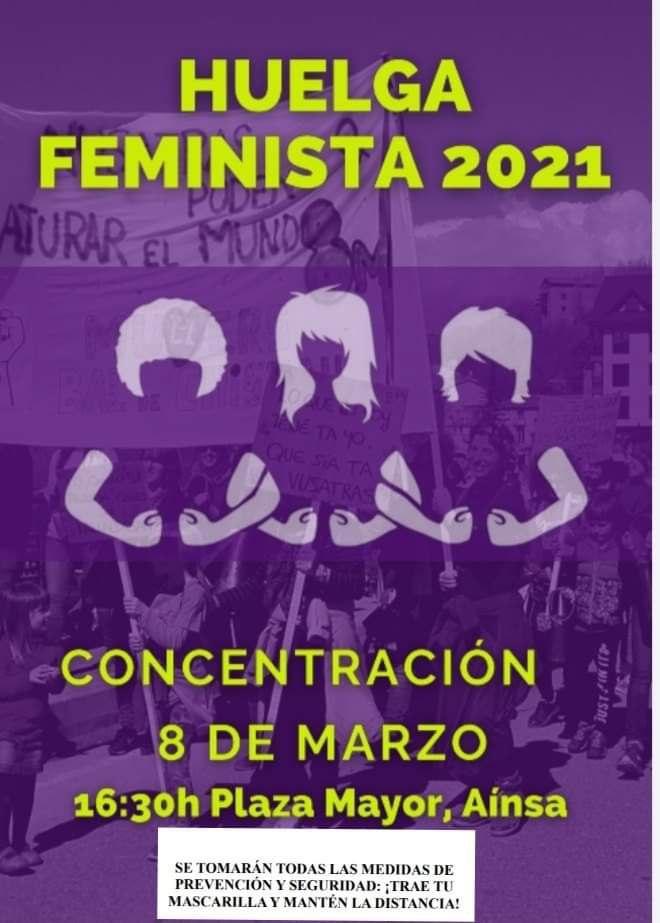 Concentración 8M: Aínsa