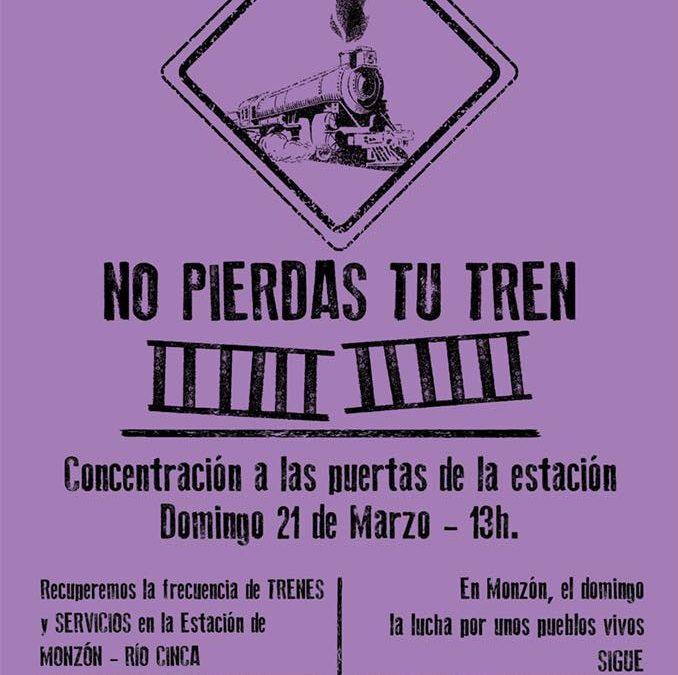 39º Jornada Reivindicativa por el tren Monzón Río Cinca