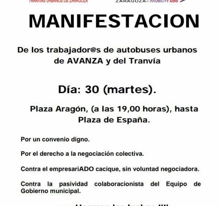 Manifestación de trabajador@s Comité Avanza