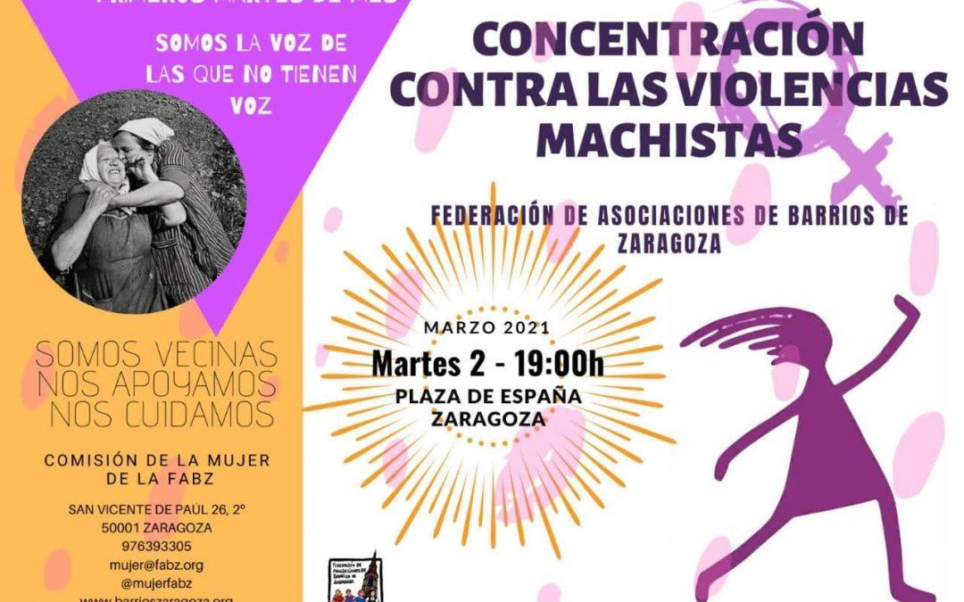 Concentración contra las violencias machistas