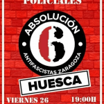 Concentración por la absolución de los 6 antifascistas