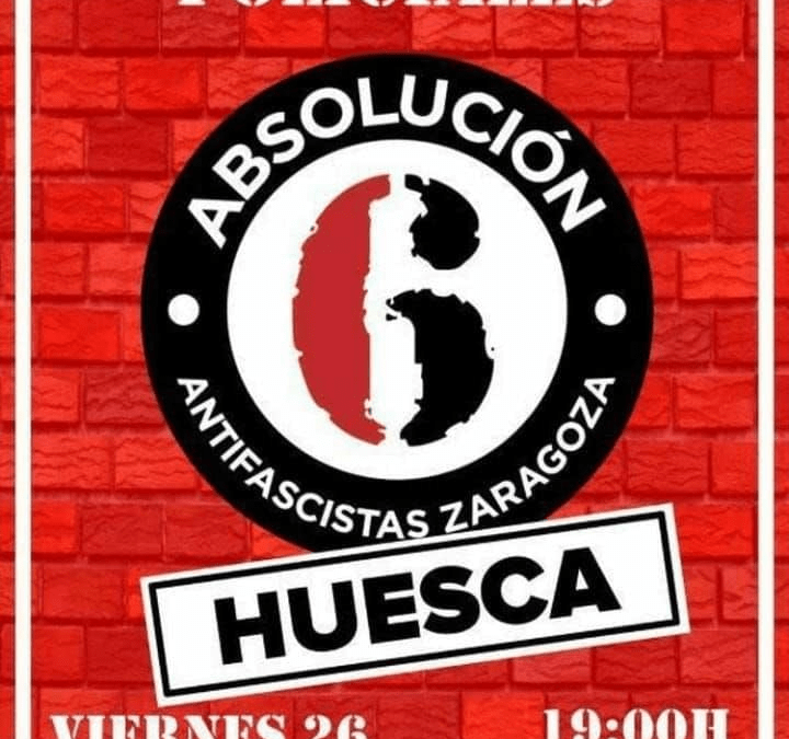 Concentración por la absolución de los 6 antifascistas