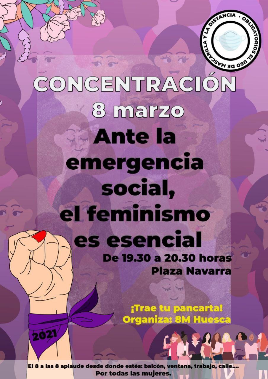 Concentración 8M: Huesca