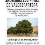 Salvemos los pinos de Valdespartera