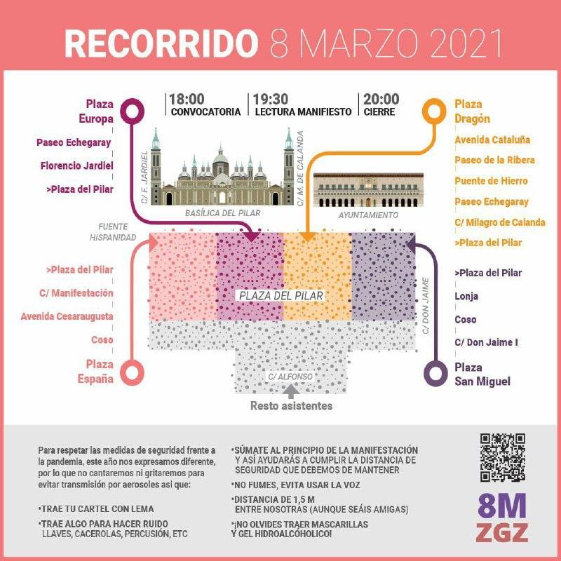 Marcha 8M: Zaragoza