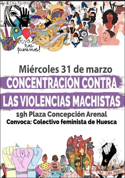 Concentración contra las violencias machistas