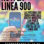Concentración contra la Línea 900