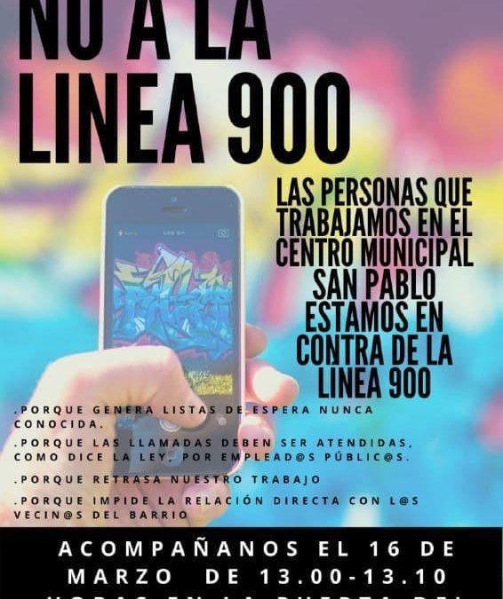 Concentración contra la Línea 900