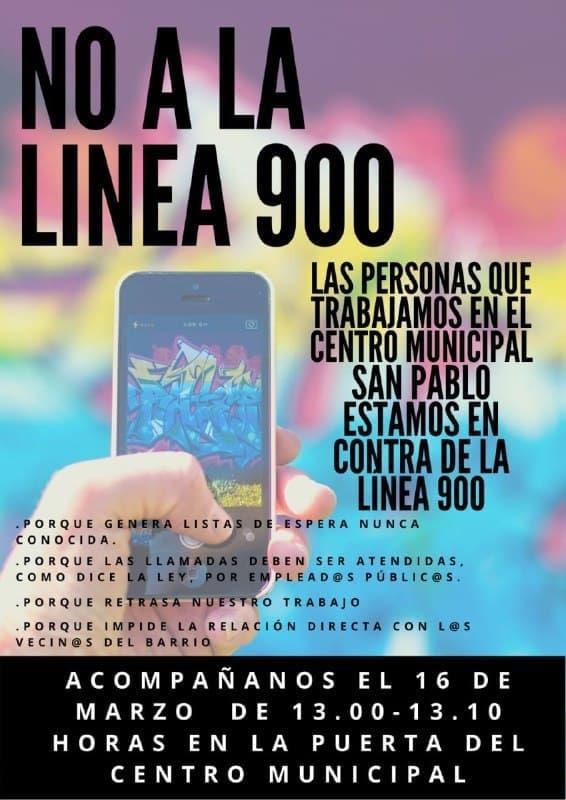 Concentración contra la Línea 900