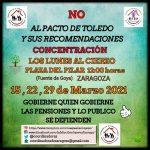 Los lunes al cierzo: No al Pacto de Toledo