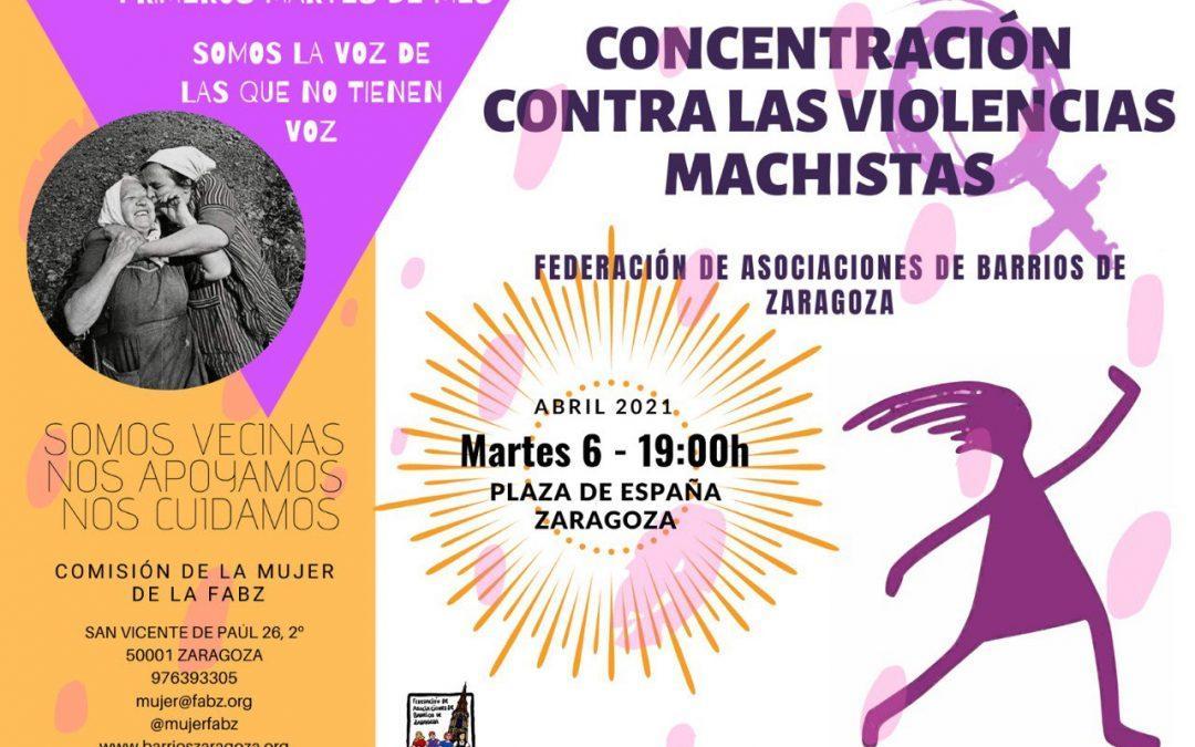 Concentración contra las violencias machistas