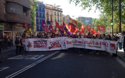 Llamamiento para participar en las movilizaciones el 1 de mayo en defensa de los derechos de la clase trabajadora