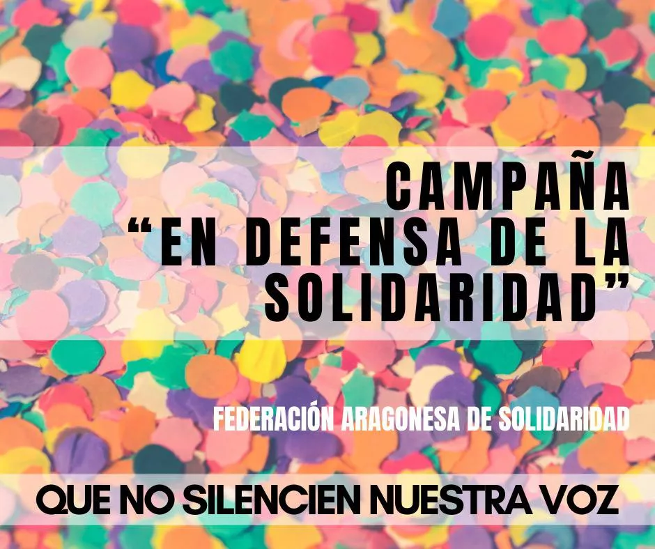 Campaña 'En defensa de la solidaridad'