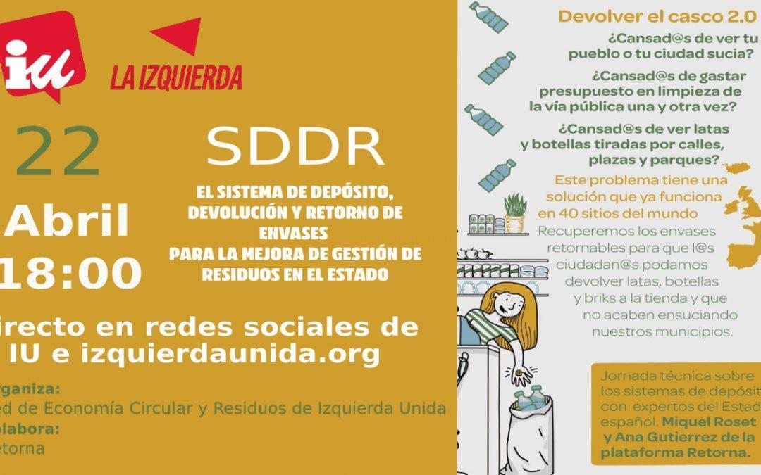 Jornada Técnica sobre sistema de depósito, devolución y retorno de envases