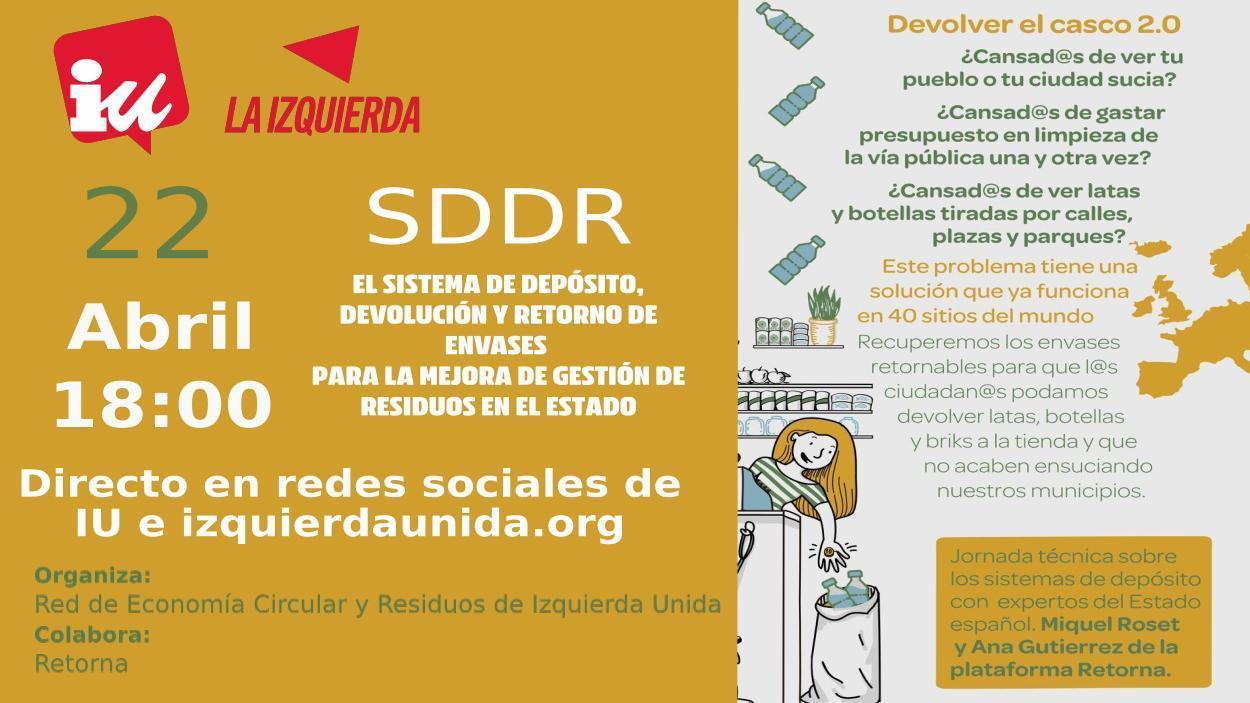 Jornada Técnica sobre sistema de depósito, devolución y retorno de envases
