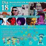 Inauguración del mural feminista