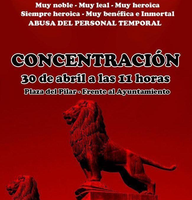 Concentración Stop Abuso Personal Temporal