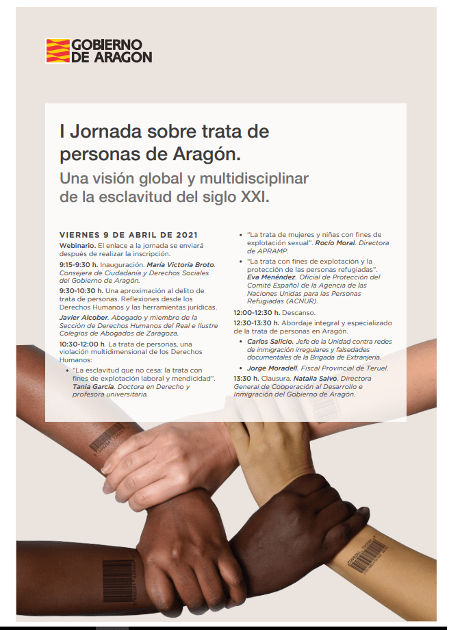 I Jornada sobre trata de personas de Aragón