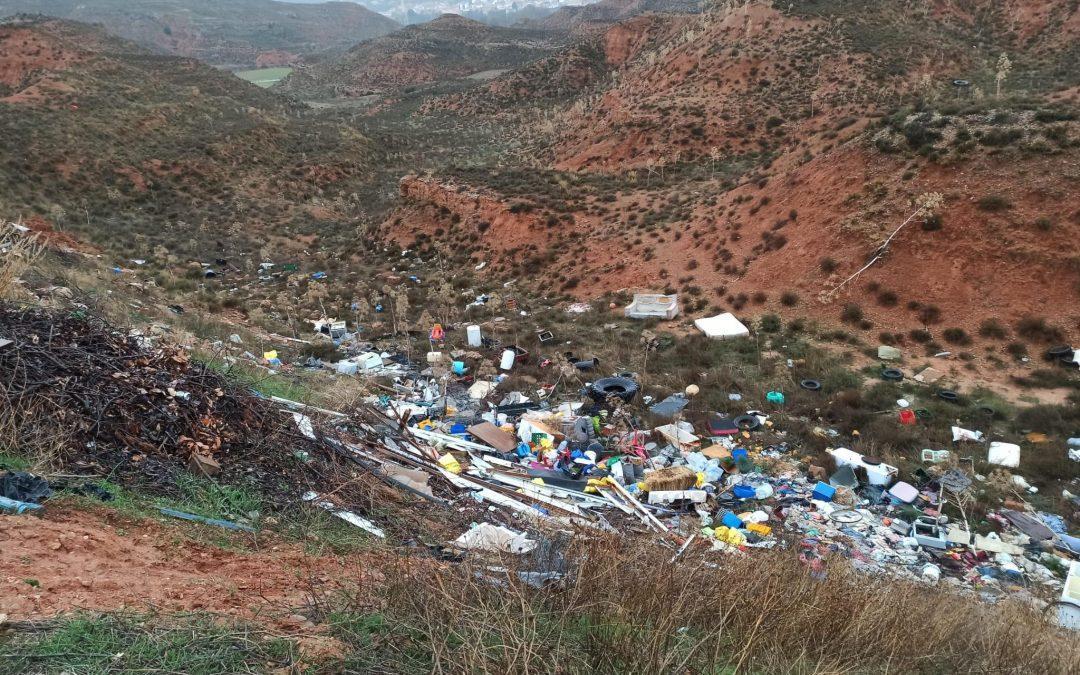 Ganar Teruel denuncia la situación de los vertederos ilegales en el Día de la Tierra