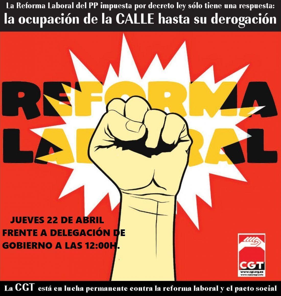 Concentración contra la reforma laboral