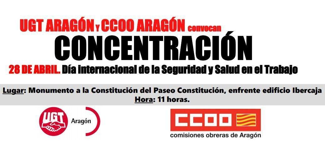 Concentración del Día Internacional de la Seguridad y Salud en el Trabajo
