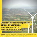 Charla sobre los macroproyectos eólicos en Cantavieja