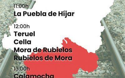 La plataforma Aragón No Pierdas Tu Tren convoca una movilización ciudadana en estaciones y apeaderos de las líneas aragonesas