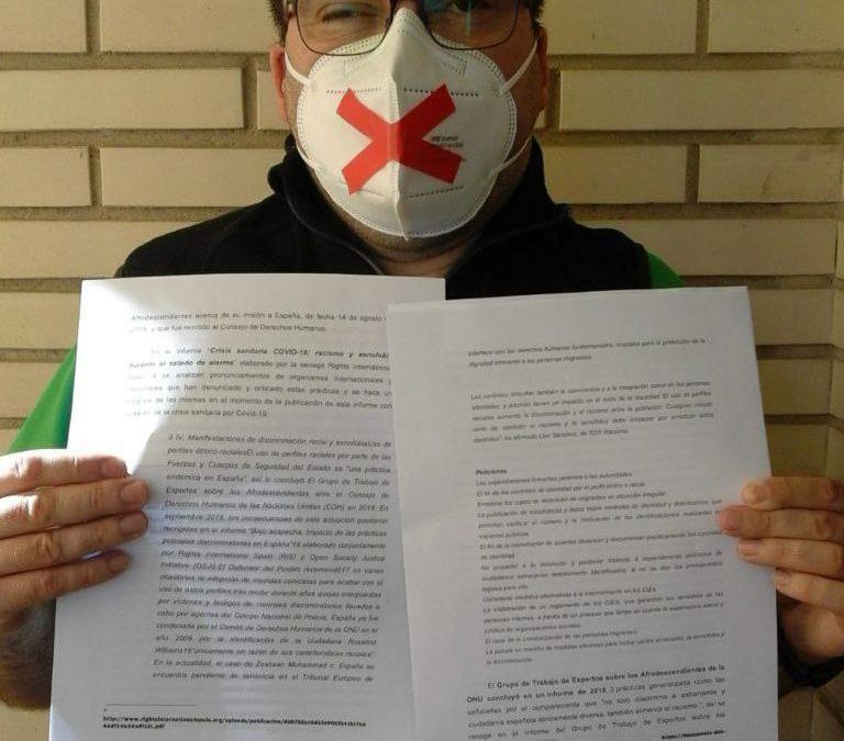 No vemos infracción en que nuestro responsable en Fraga denunciase el racismo institucional en una red social