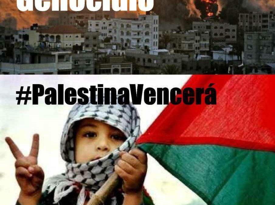 Concentración en apoyo al pueblo palestino