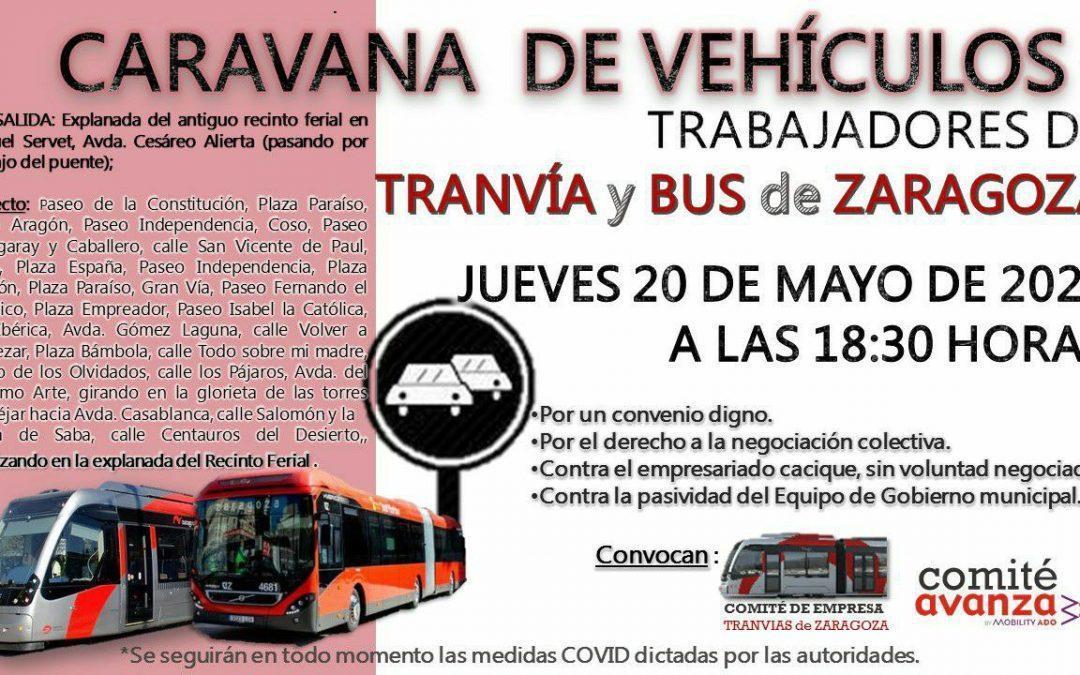 Caravana de vehículos