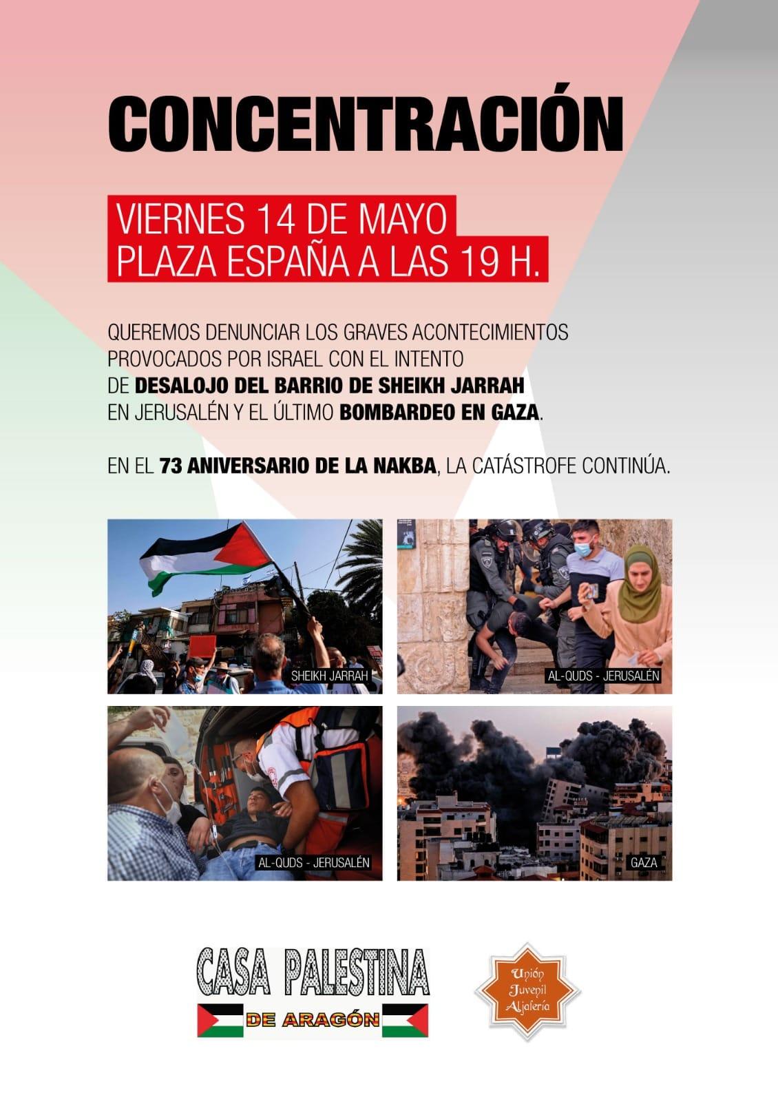 Concentración por Palestina