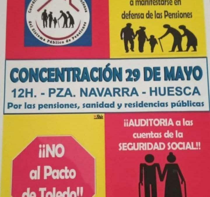 Concentración en defensa de las pensiones